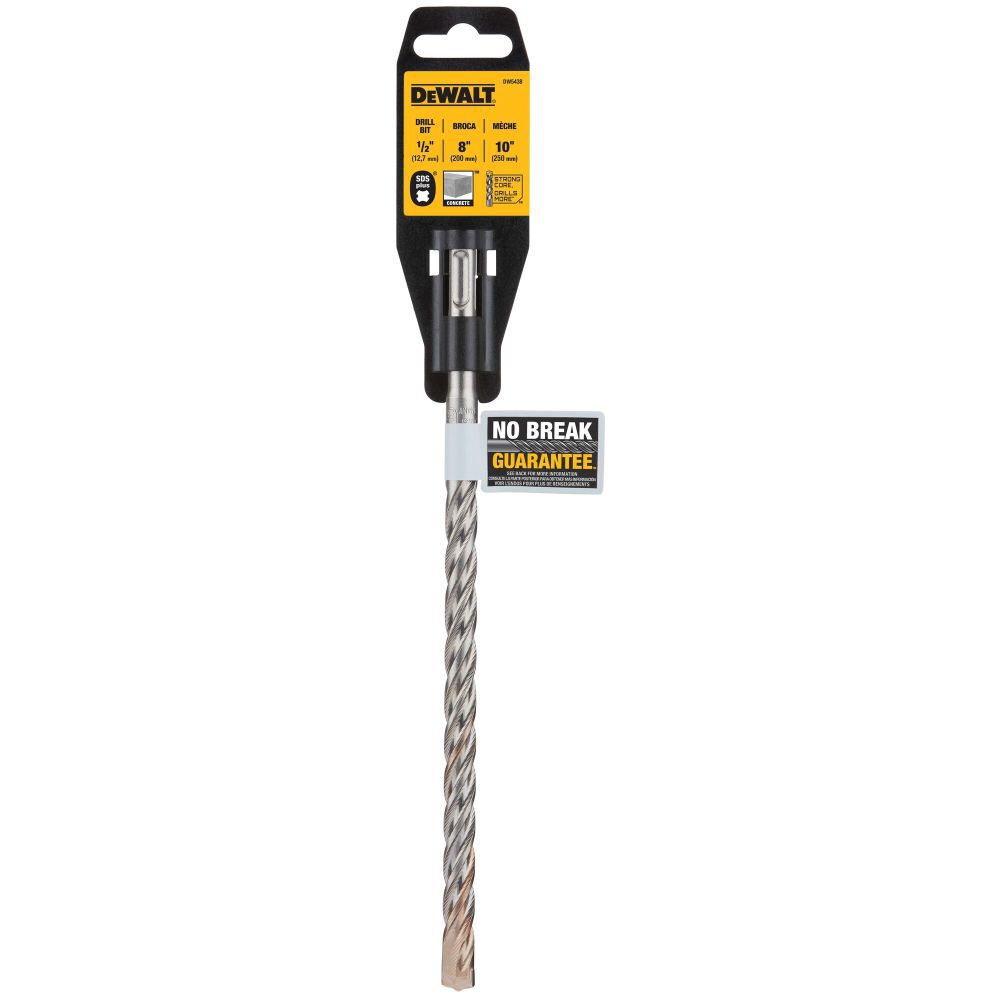 DEWALT 1/2 in x 8 in x 10 in Rock Carbide SDS Plus Hammer Drill Bit DW5438 from DEWALT