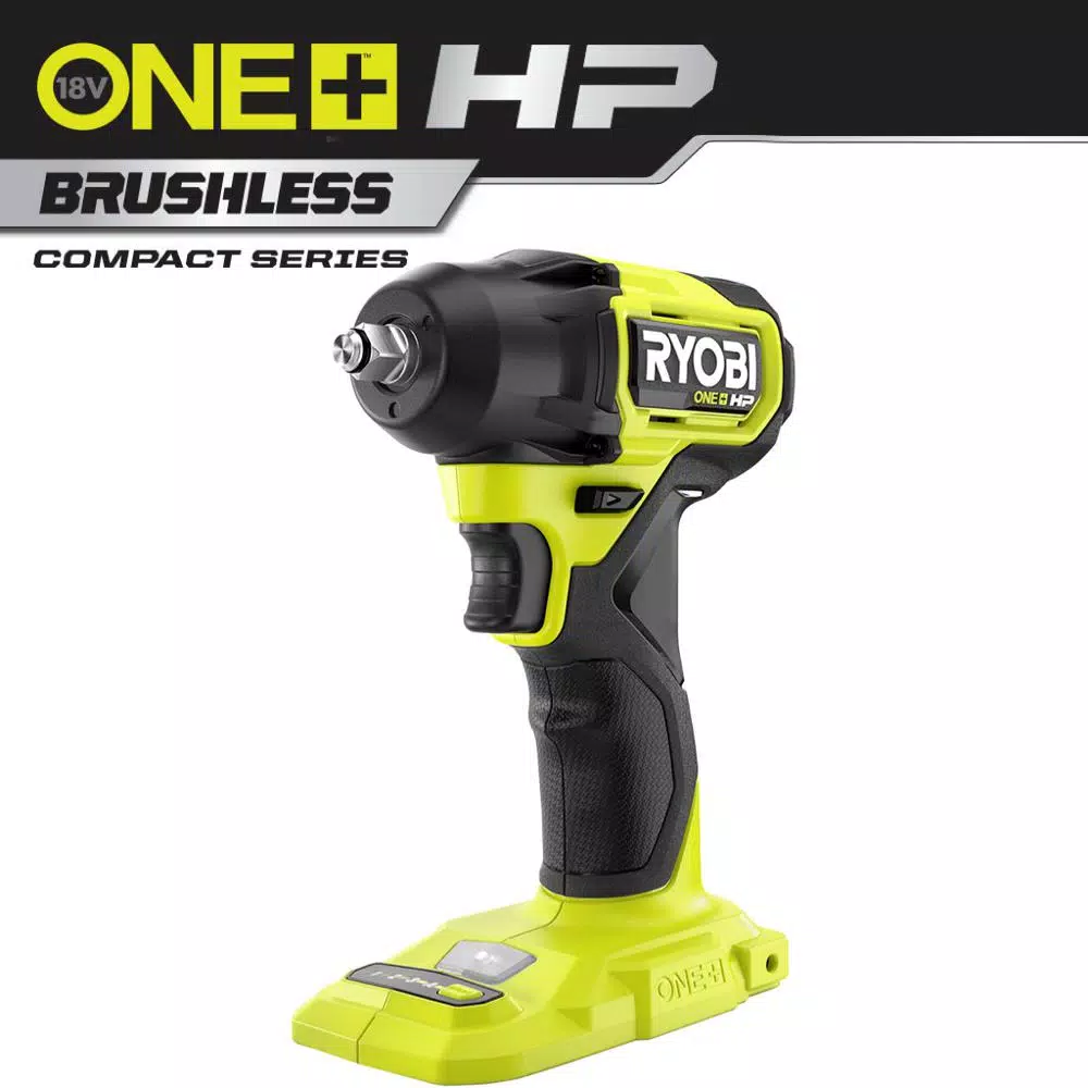 RYOBI ONE+ HP 18V Brushless Cordless Compact 3/8 in. Impact Wrench (Tool Only) and#8211; XDC Depot