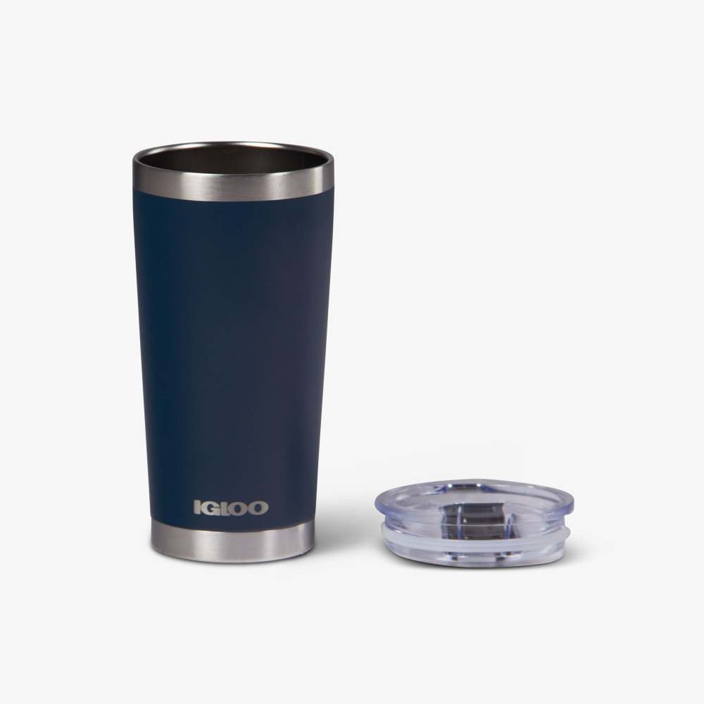 Igloo Tumbler Reusable Hot/Cold Stainless Steel Rugged Blue20oz