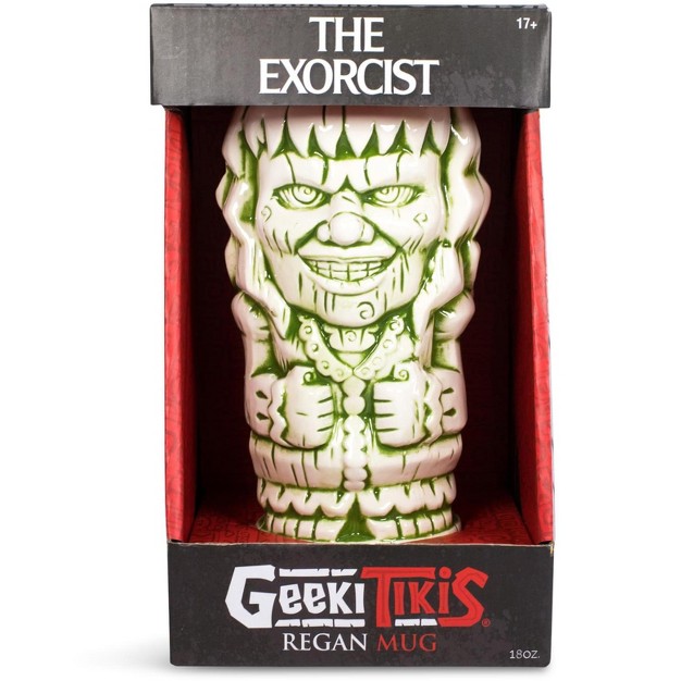 Beeline Creative Geeki Tikis The Exorcist Regan Mug Ceramic Tiki Style Cup Holds 18 Ounces