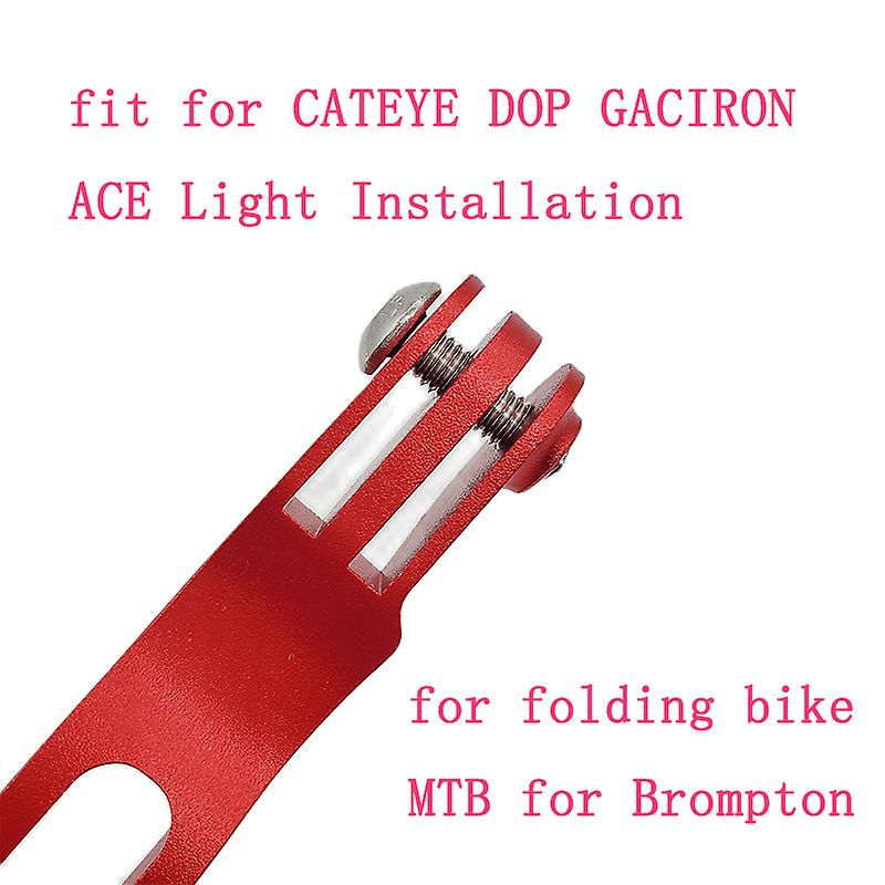 Born Pretty Aceoffix Folding Bike Light Socket For Brompton Front Light Bracket Aluminum Alloy Durable Reliable Quality Light Stand Lh02