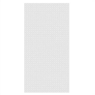 Veranda 4 ft. x 8 ft. White Privacy Square Vinyl Lattice - Framed 73004051