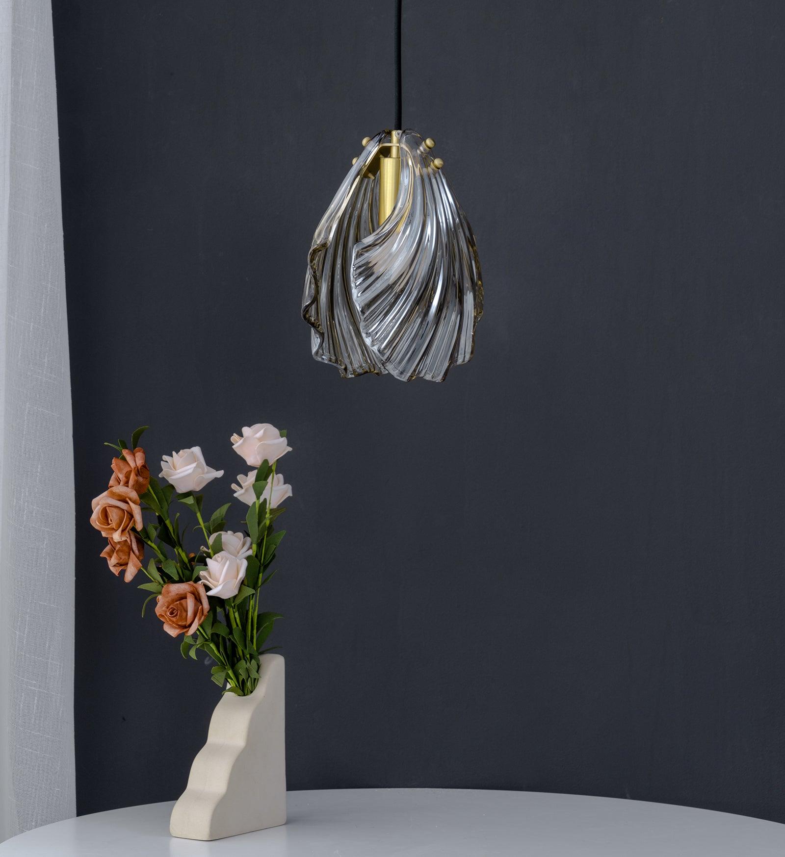 Shell Mini Pendant Swag Light