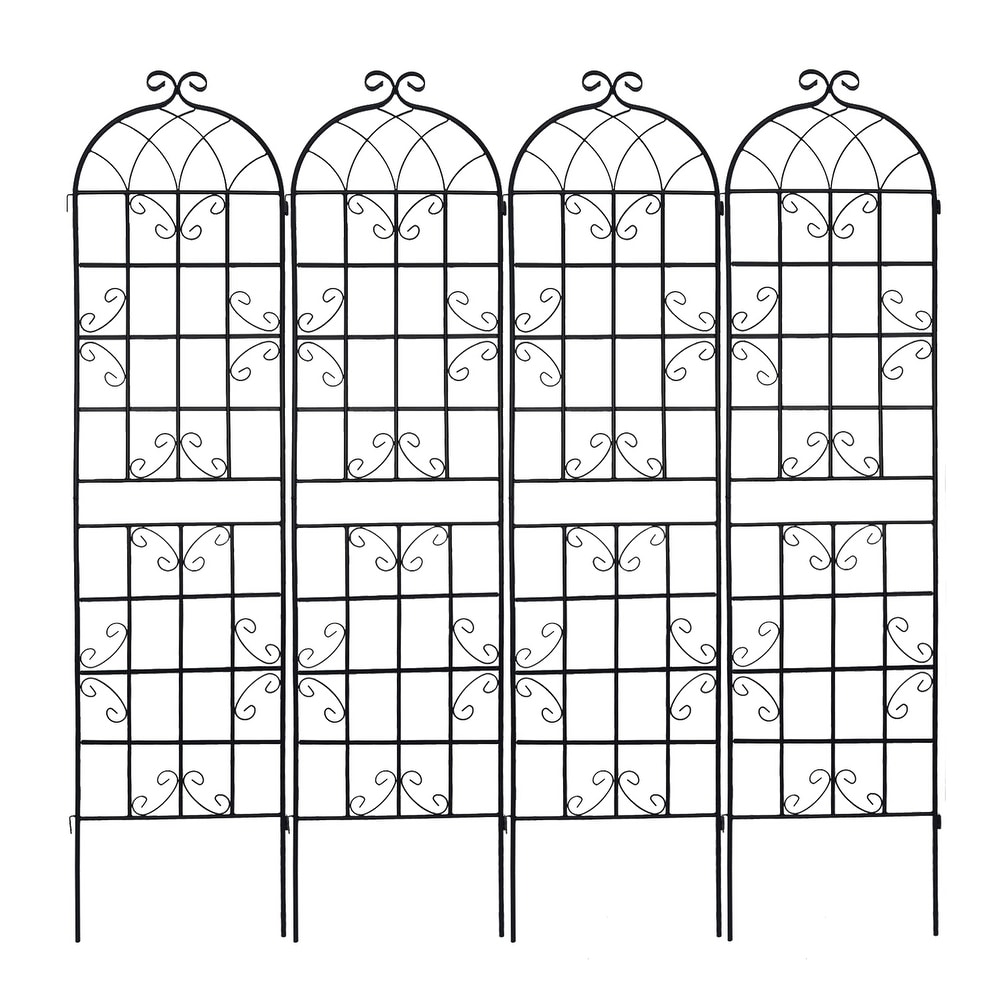 4 Pack Metal Garden Trellis 86.7\