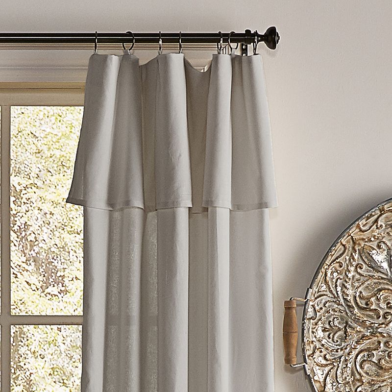 Drop Cloth 1-panel Light Filtering Window Curtain