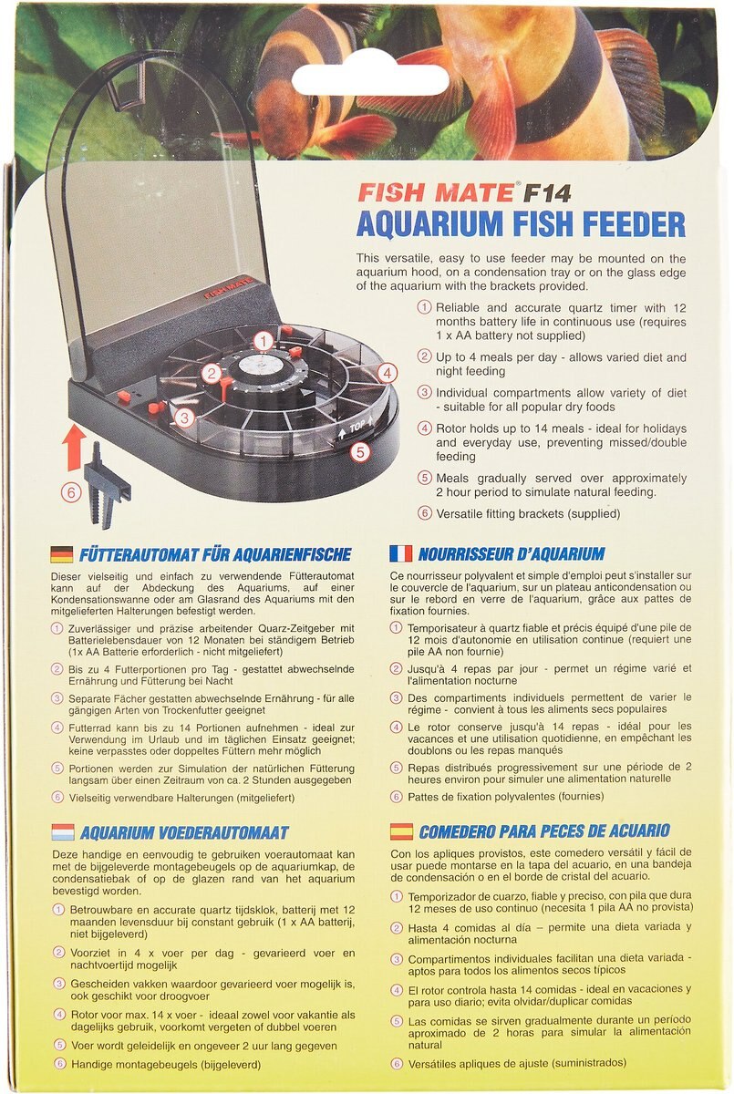 Fish Mate F14 Aquarium Fish Feeder