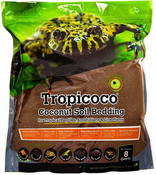 Galapagos Tropicoco Coconut Soil Reptile Bedding， 24-qt bag