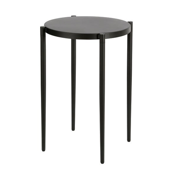 Wayne Side Table Blackened Bronze Finish