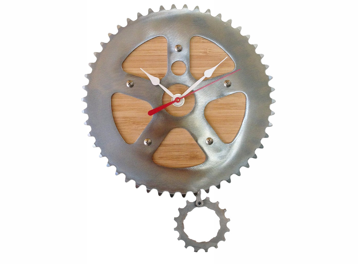 Resource Revival Bamboo Bike Clock 8