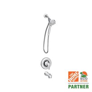 MOEN Darcy with Magnetix Single-Handle 6-Spray 3.75 in. Tub and Shower Faucet in Chrome (Valve Included) 82560