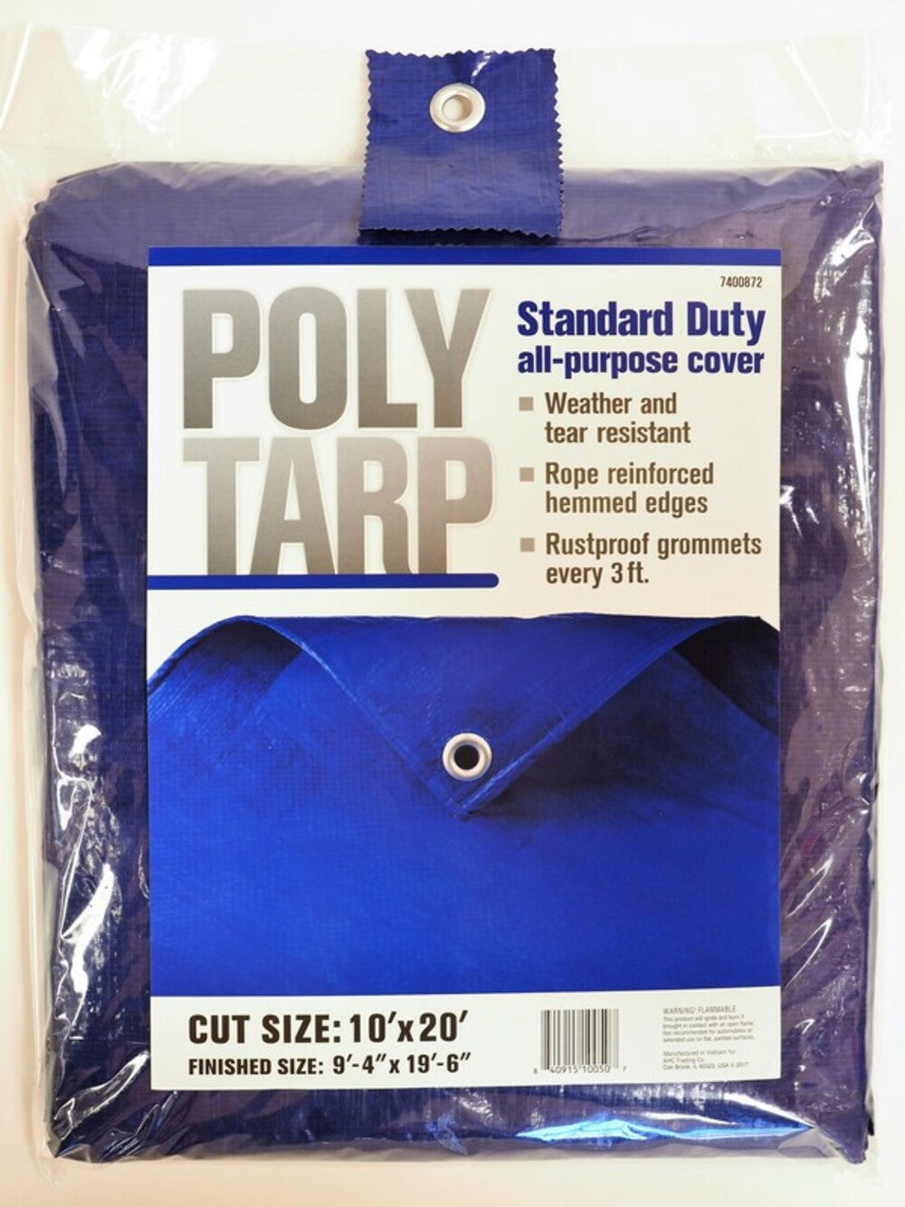 TARP POLY 10'X20' BLUE