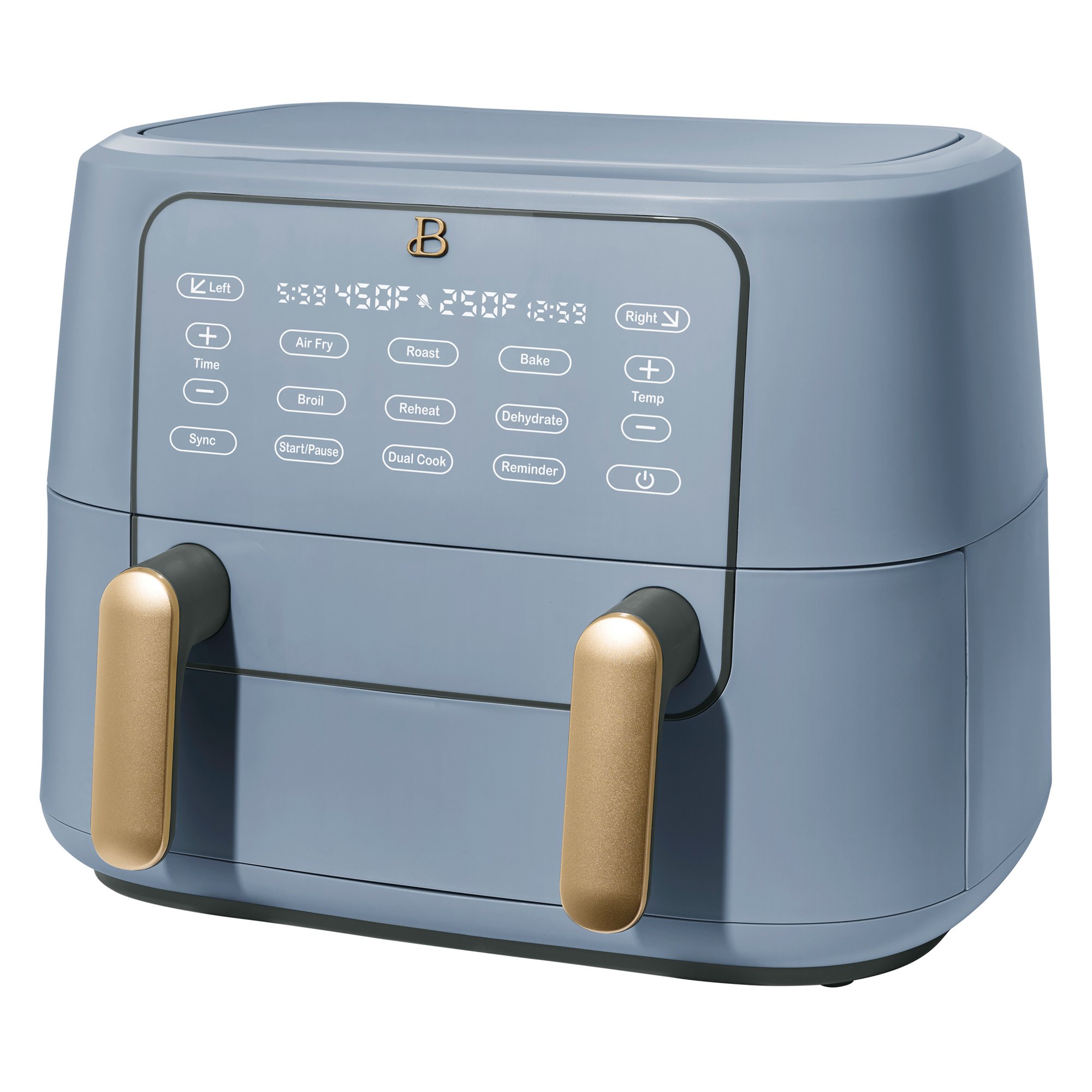 Beautiful 9QT TriZone Air Fryer， Cornflower Blue by Drew Barrymore