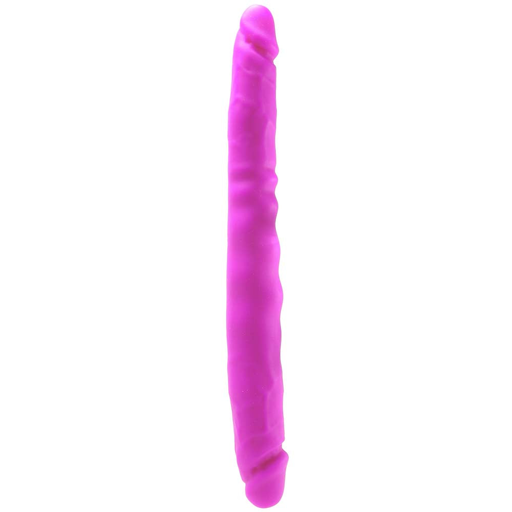 Colours Double Pleasure 12 Inch Dildo in Purple