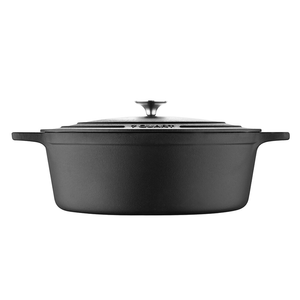 MasterPRO 7 Quart Covered Oval Dutch Oven