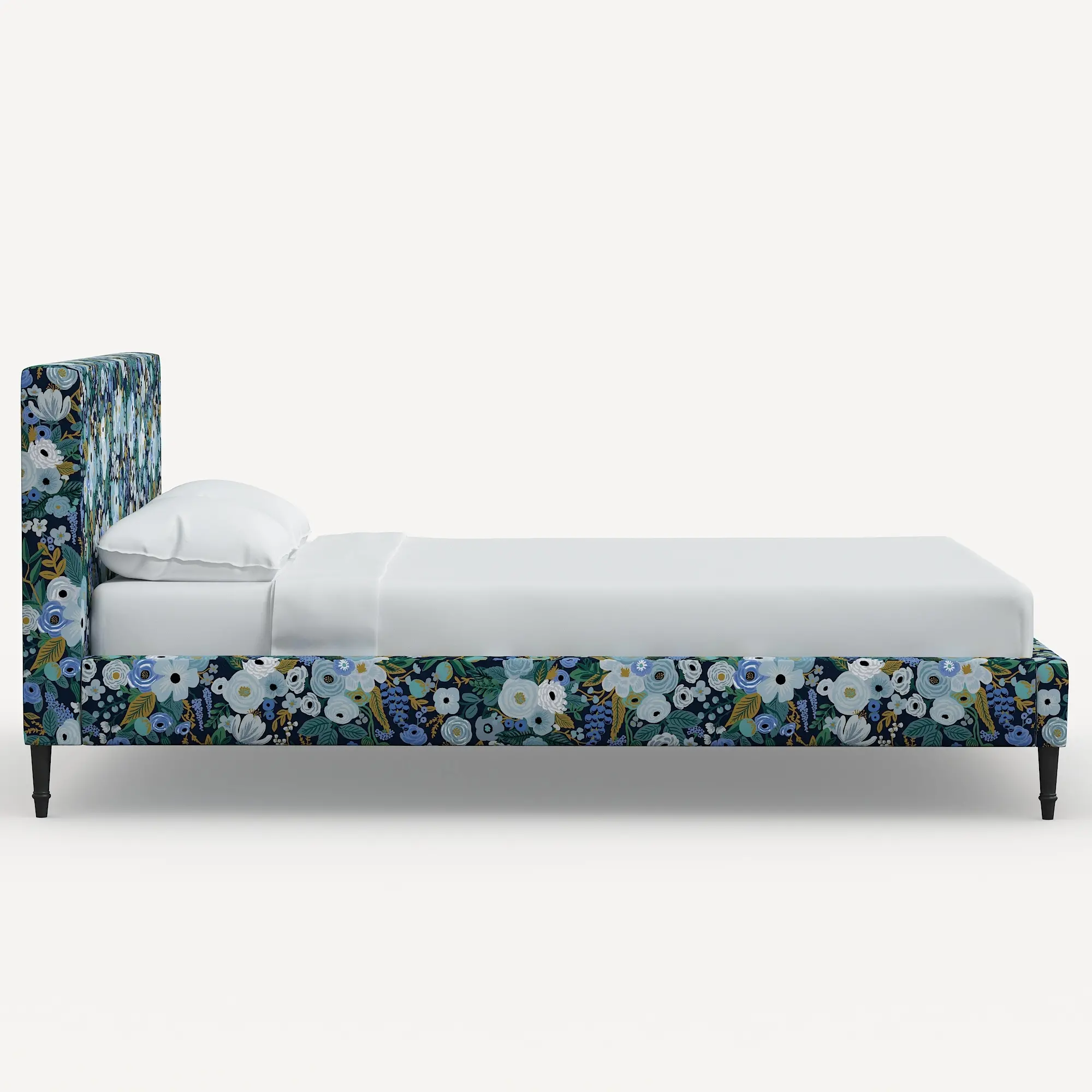 Rifle Paper Co Elly Garden Party Blue Twin Platform Bed