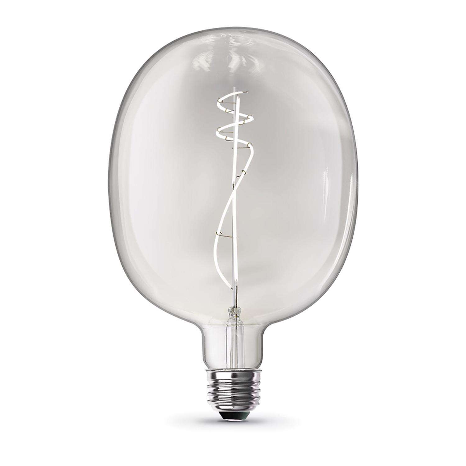 Feit Cylinder E26 (Medium) Filament LED Bulb Daylight 75 Watt Equivalence 1 pk