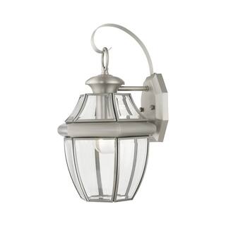 AVIANCE LIGHTING Monterey 1 Light Brushed Nickel Outdoor Wall Sconce 2151-91