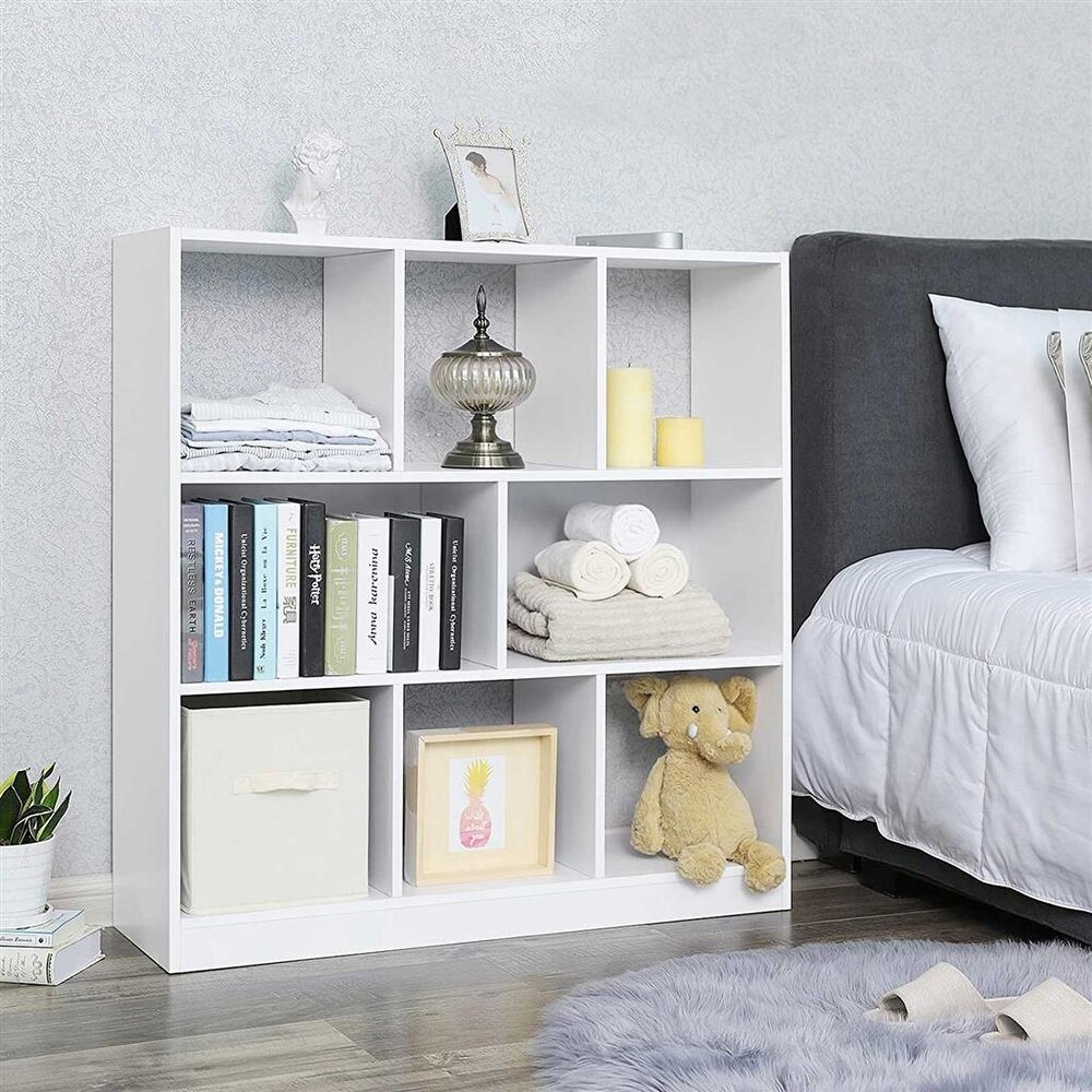 VASAGLE Bookcase  Freestanding Bookshelf with Open Shelves   35.4\