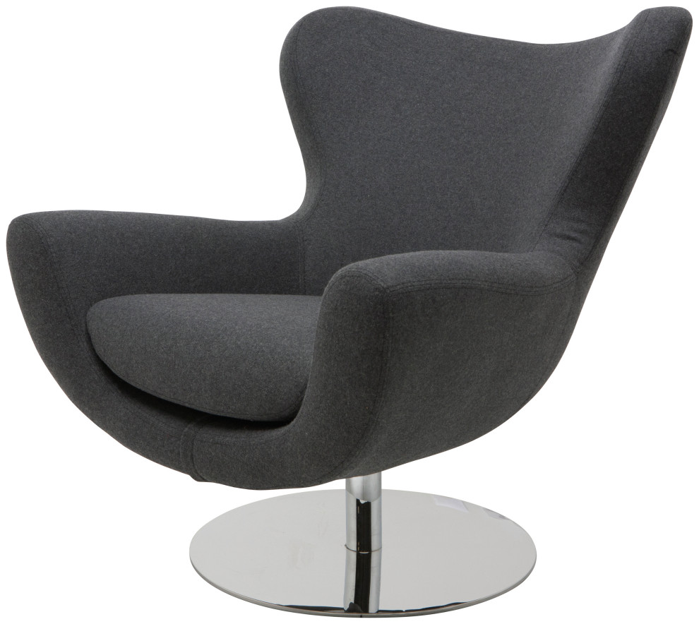 Conner Occasional Chair  Dark Grey   Armchairs And Accent Chairs   by Nuevo  Houzz