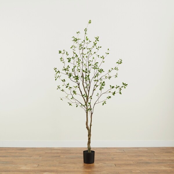 8' Minimalist Citrus Artificial Tree