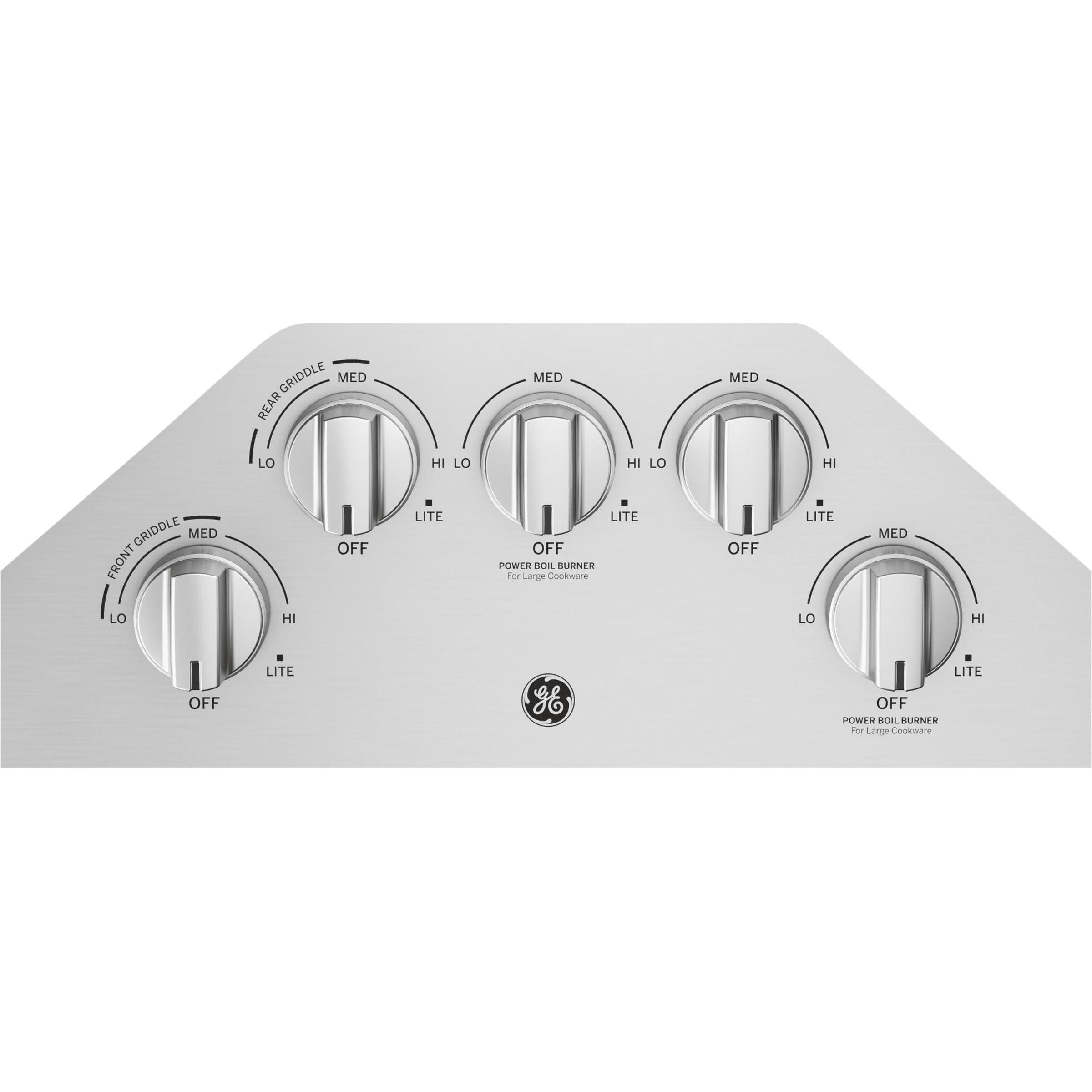 GE 36-inch Built-In Gas Cooktop JGP5036SLSS