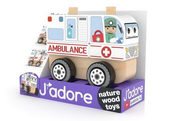 J'adore JRE 832159AMB C J'adore Ambulance Wooden S...