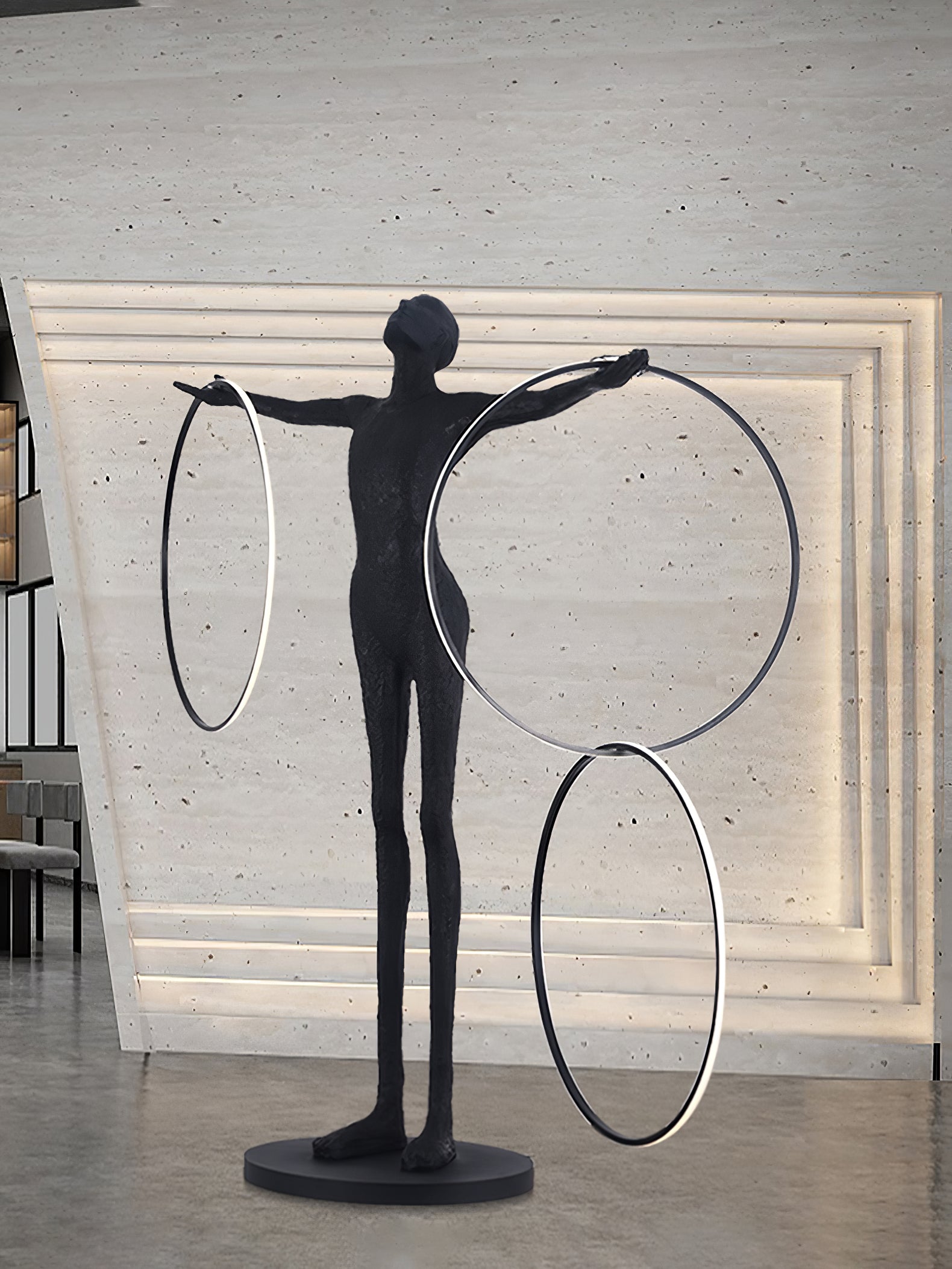 Trinity Life Sculpture Floor Lamp