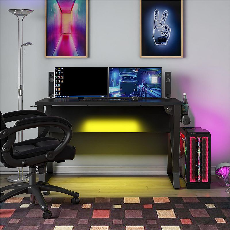 NTense Genesis Adjustable LED Gaming Desk