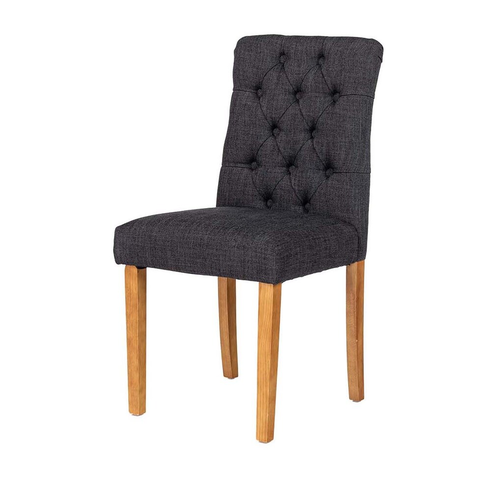 Homylin Upholstered Tufted Dining Chair (Set of 2)