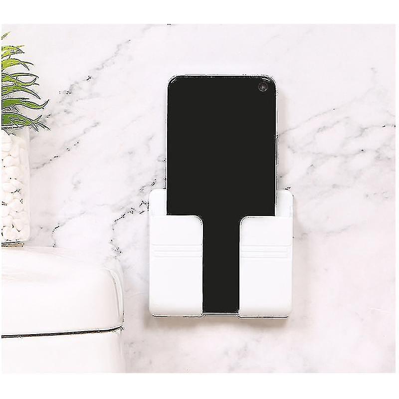 Multifunction Phone Charging Holder Bracket Wall Mount Stand Adhesive Durable Socket Rack Storage Su