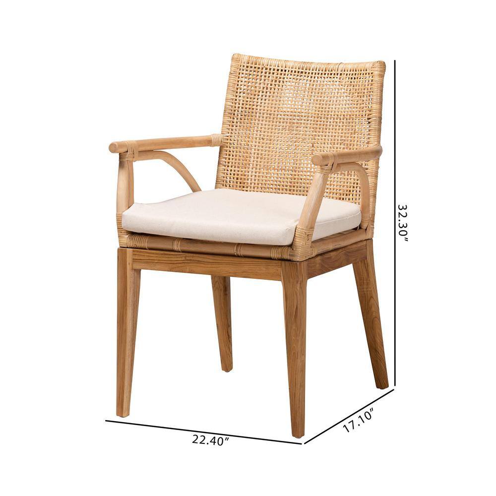 bali  pari Storsel Natural Brown Dining Chair (Set of 2) 232-2P-13251-HD