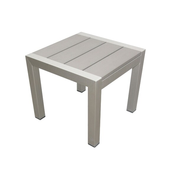 Outdoor Side Table，Gray