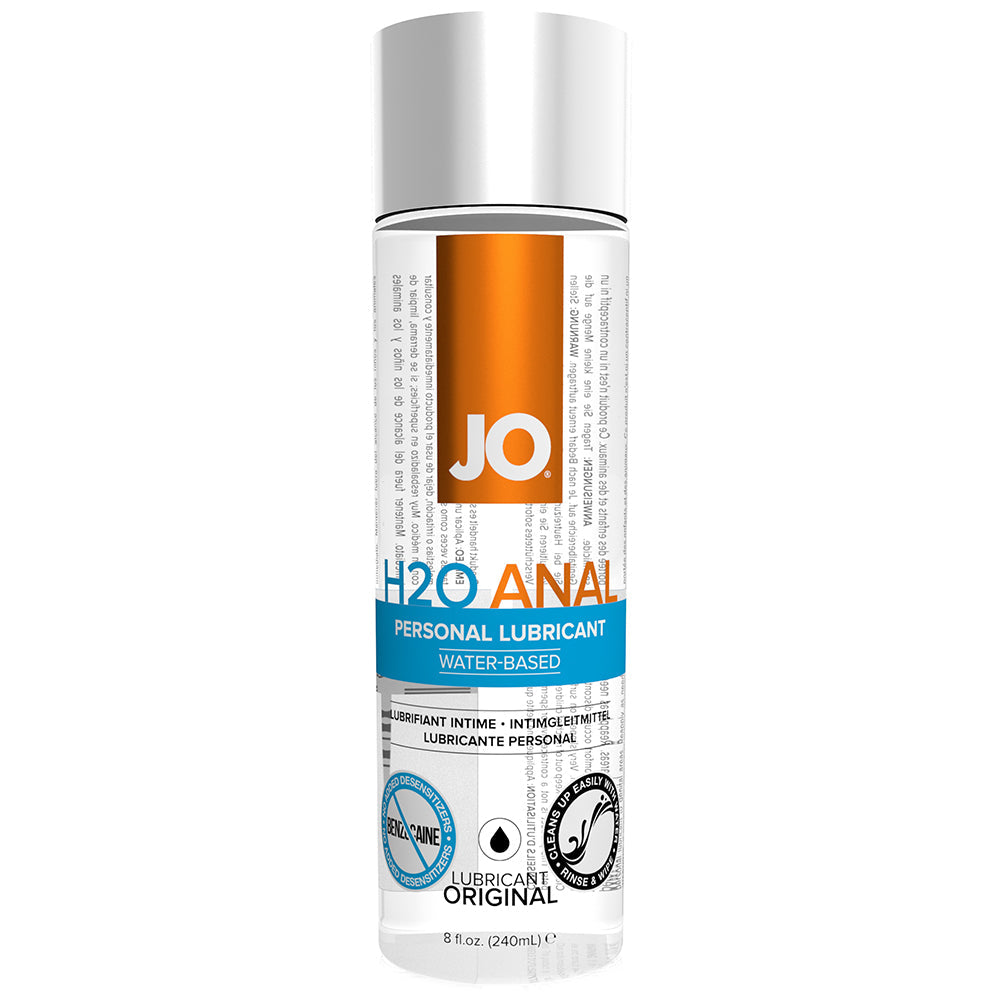 H2O Personal Anal Lubricant in 8oz/237ml