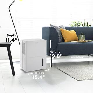 Danby 30 pt. 2000 sq.ft. Dehumidifier in White DDR030BLWDB-ME