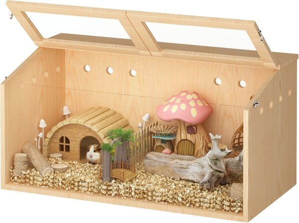 Coziwow Wooden DIY Hamster Cage Small Pets Cabinet