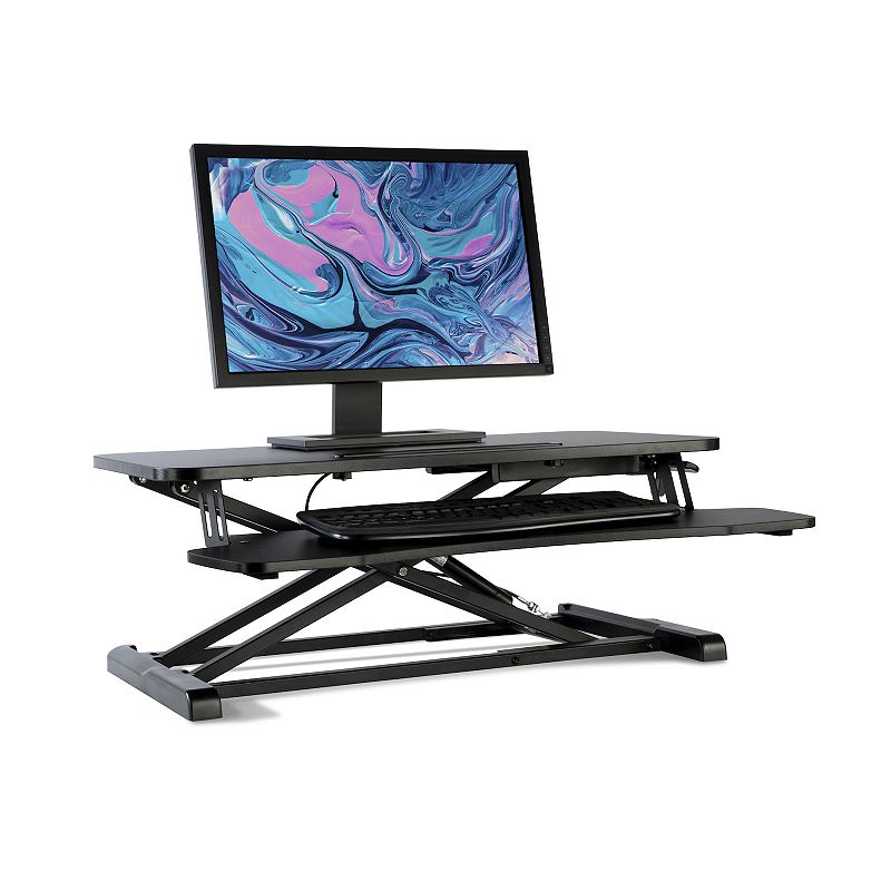 Atlantic Large Standing Desk Converter Table Decor