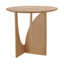 Table d'appoint en chêne vernis Geometric Ethnicraft - Mobilier intérieur - Mobilier - GRIIN