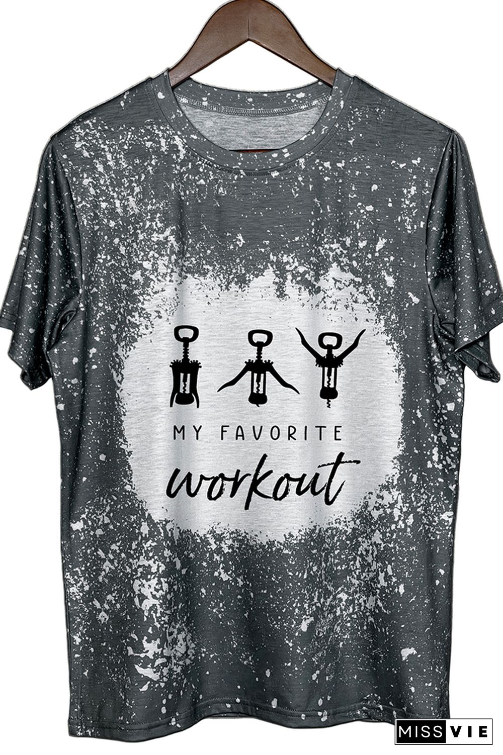 My Favorite Workout Graphic Tee Wholesale