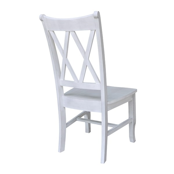 Double XX Solid Wood Chairs - Set of Two