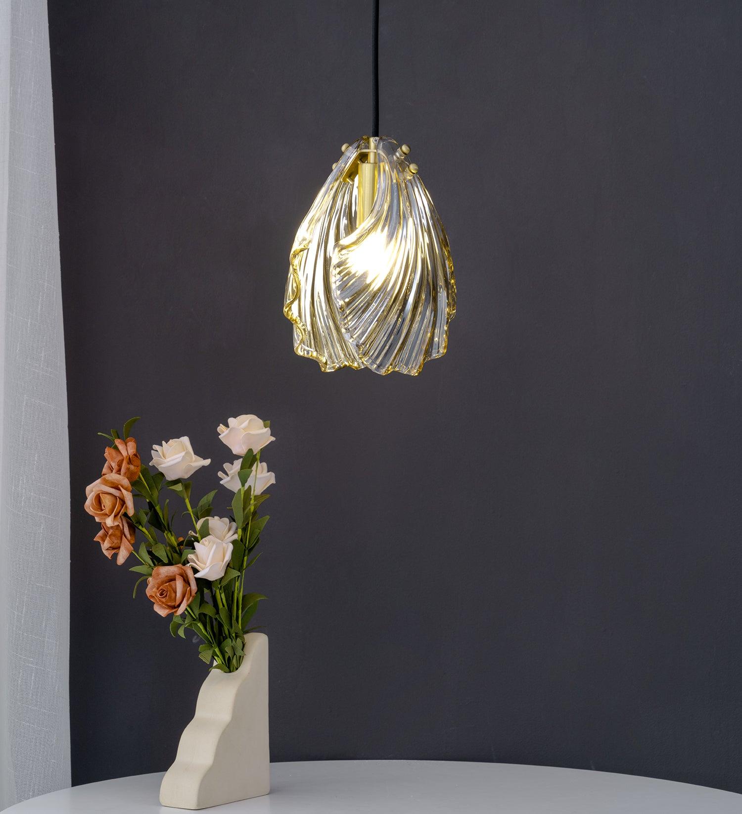 Shell Mini Pendant Swag Light