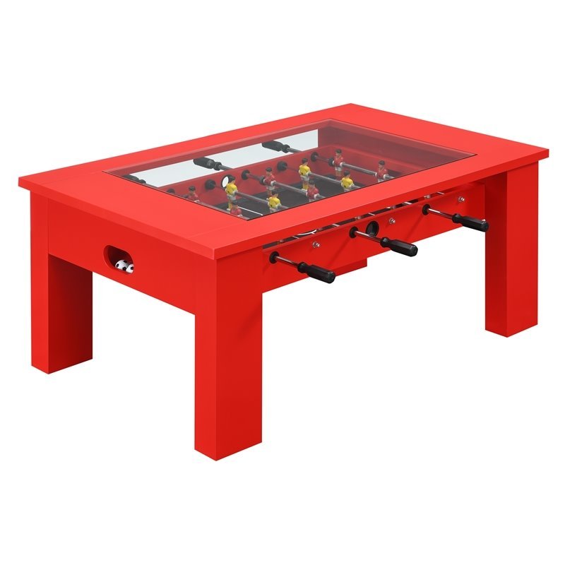 Picket House Furnishings Rebel Foosball Gaming Table in Red