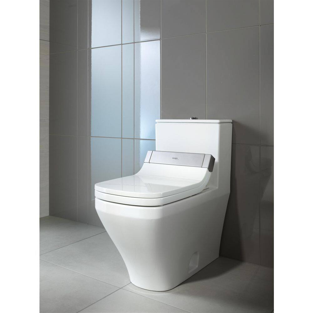 Duravit 1-Piece 0.92 GPF Dual Flush Elongated Toilet in White Seat Not Included 2157510005