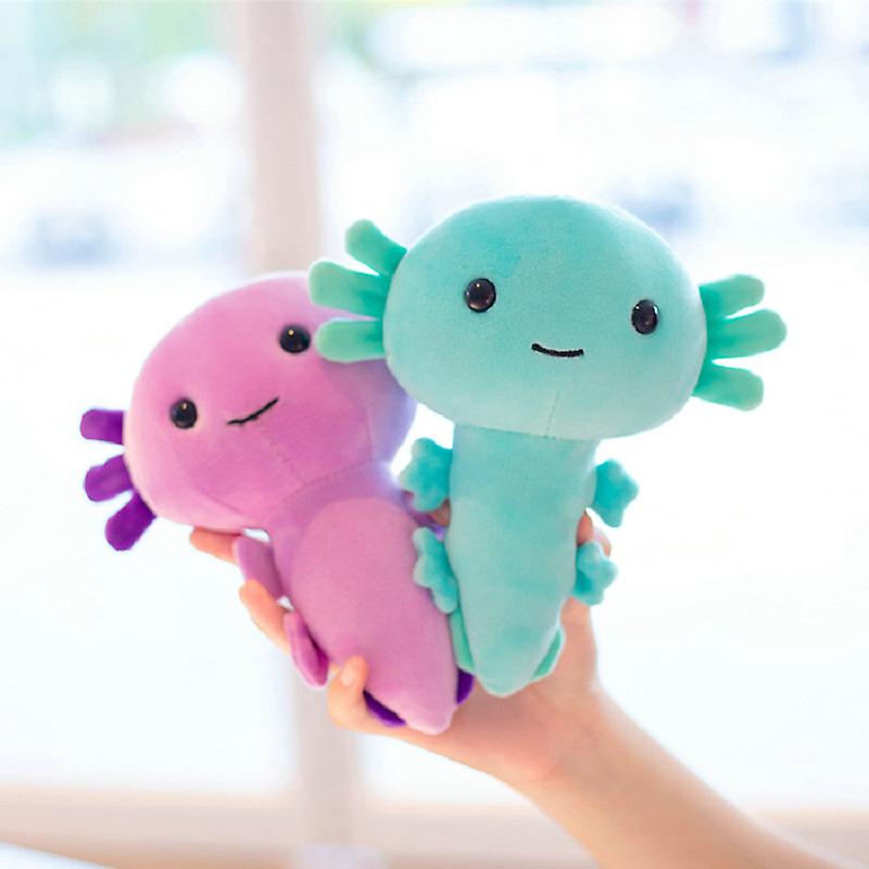 Born Pretty 1pc 20/45cm Cute Salamander Plush Toy Six Horn Dinosaur Stuffed Aniamls Plushie Pulpos Plush Soft Pillow Baby Toy Kids Xmas Gift