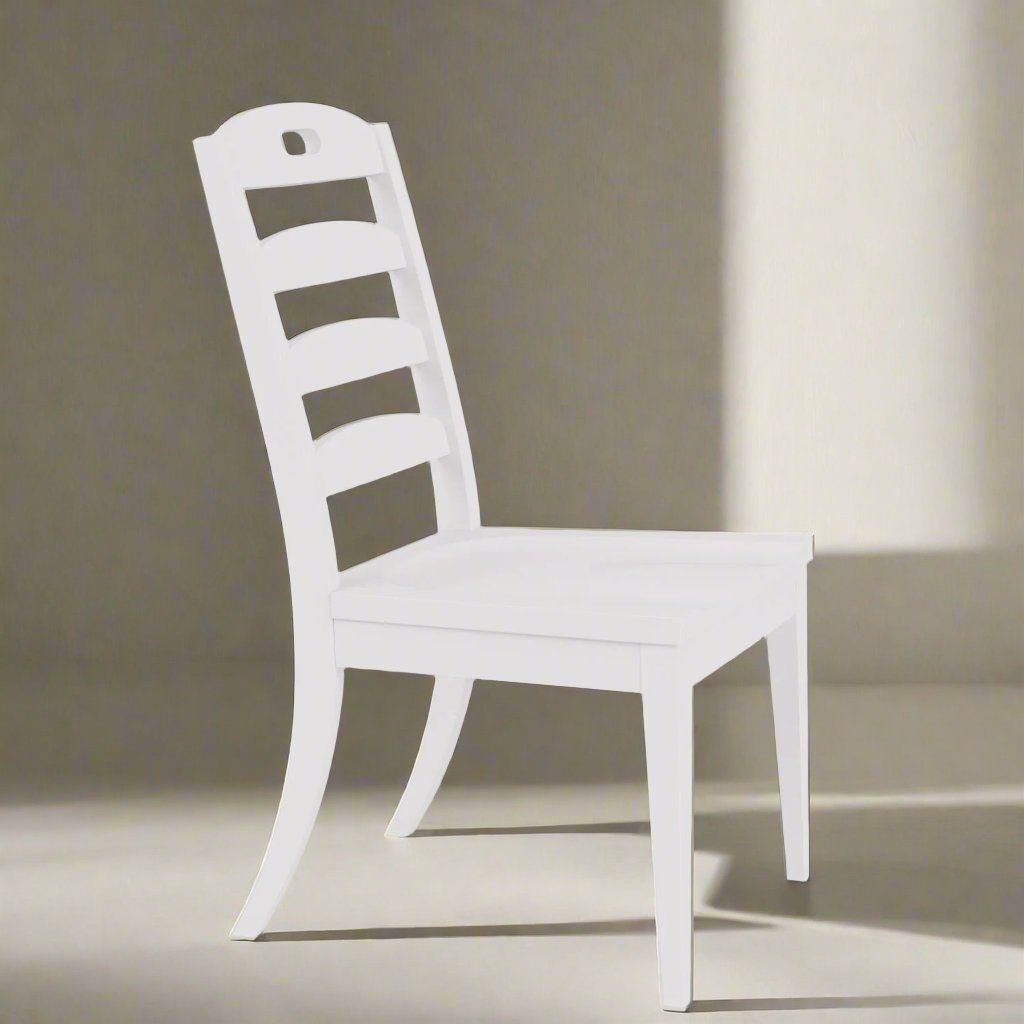 Napa White Ladderback Chair