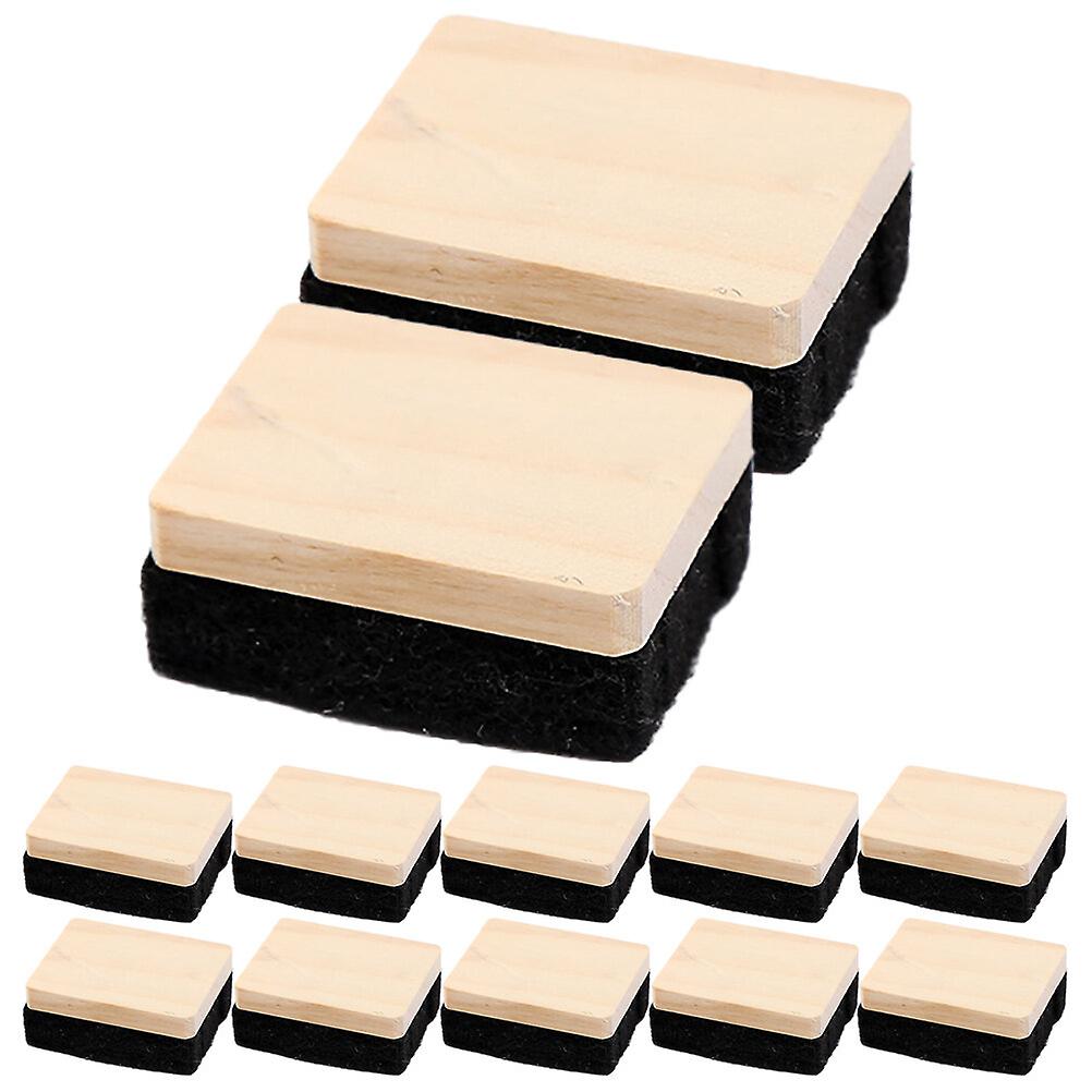 12pcs Dry Erase Erasers Chalkboard Erasers Classroom Blackboard Erasers Reusable Whiteboard Erasers