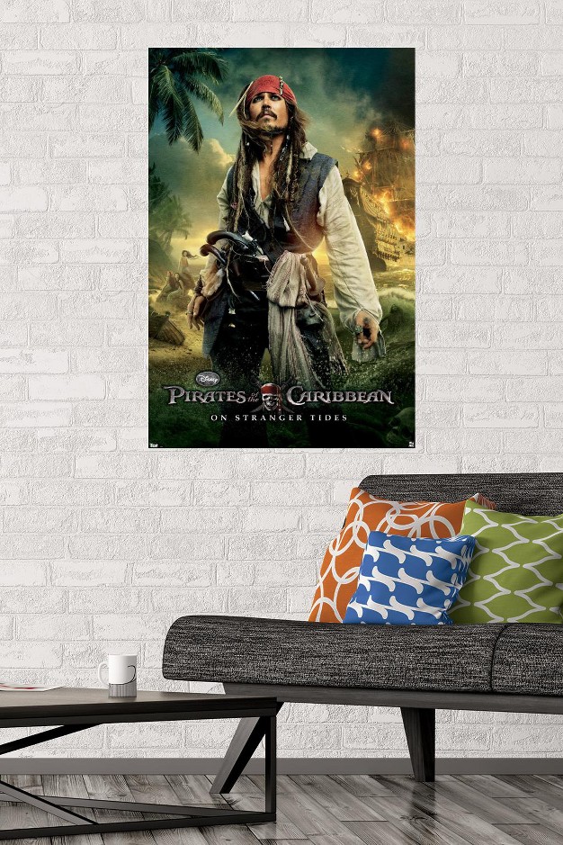 Trends International Disney Pirates Of The Caribbean On Stranger Tides One Sheet 2 Unframed Wall Poster Prints