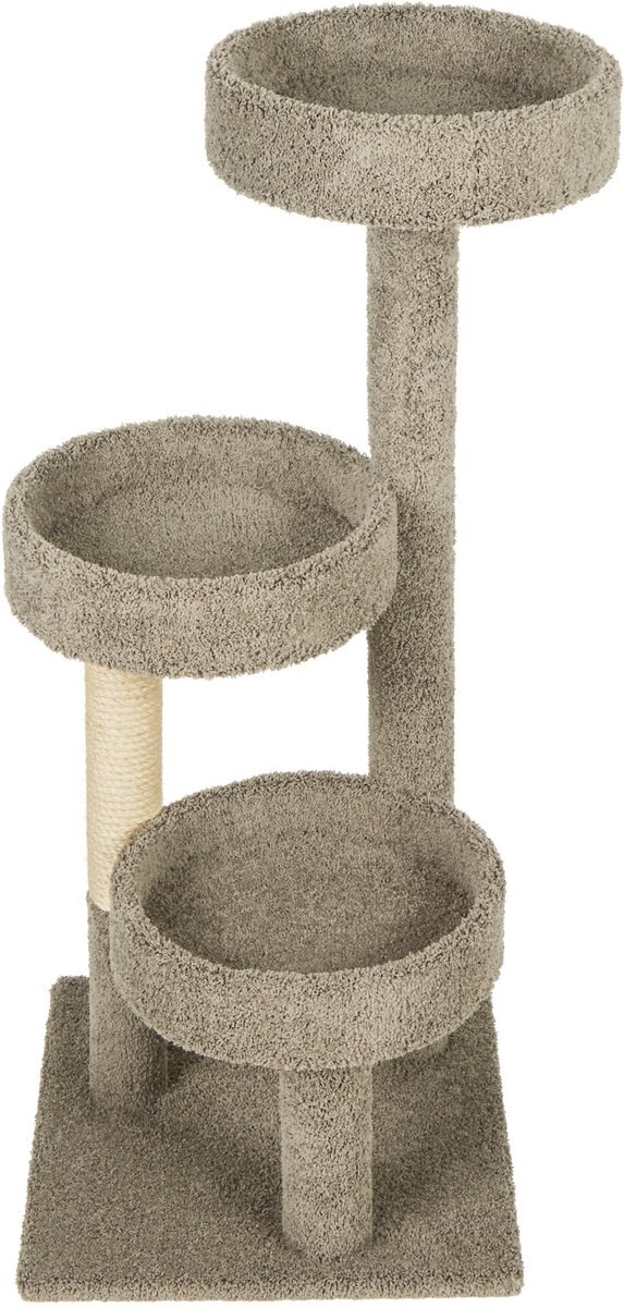 Frisco 50-in Real Carpet Wooden Cat Tree