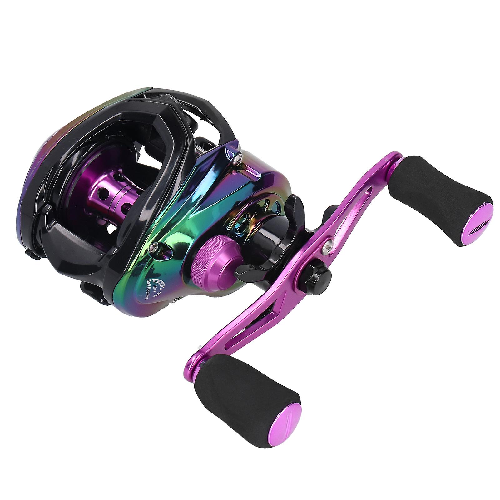 High Speed Ratio 8.1:1 Baitcasting Fishing Reel Metal Lightweight Casting Fishing Wheelright