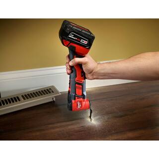 MW M18 18V Lithium-Ion Cordless Oscillating Multi-Tool with LED Tower Light and 5.0 Ah Battery 2626-20-2131-20-48-11-1850