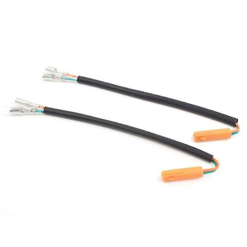 2pcs Turn Signal Wiring Harness Adapter Plug For Z125 Z250 Z300 Z650